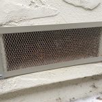 Custom-painted foundation screen. Pacific Grove.