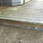 Preventing access under the deck, Pajaro Dunes.